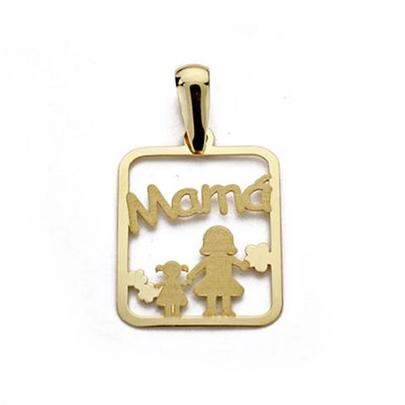 Colgante mamá oro 18k [AA0188] Regalo día madre