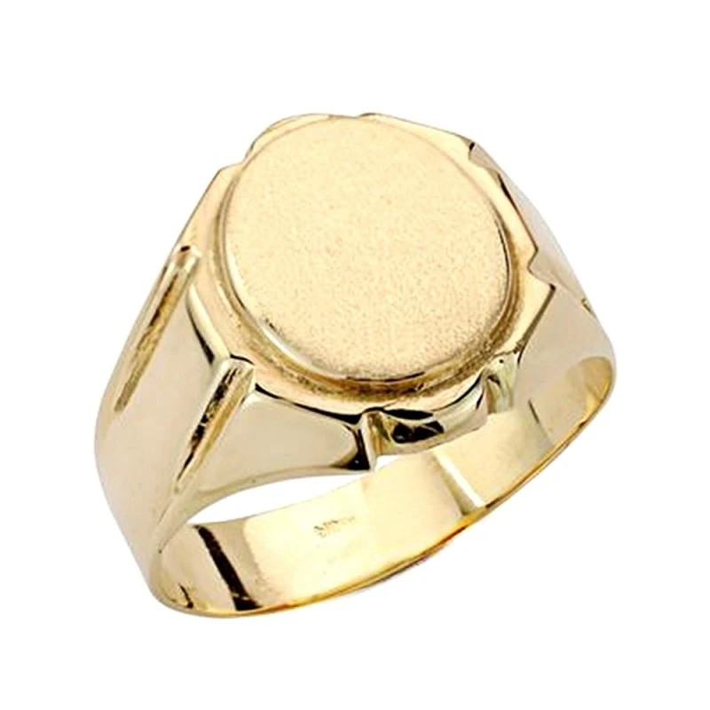 Sello oro 18k caballero tallado [AA0417]
