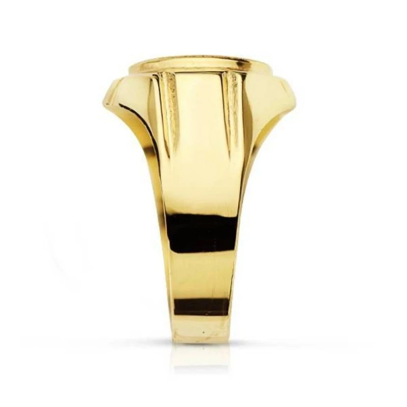 Sello oro 18k caballero tallado [AA0417]