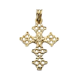 Colgante cruz oro 18k canjayar 31mm. [AA0532]