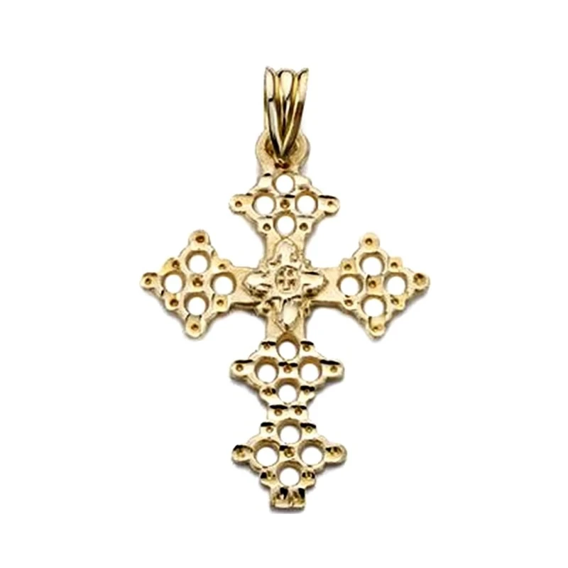 Colgante cruz oro 18k canjayar 31mm. [AA0532]