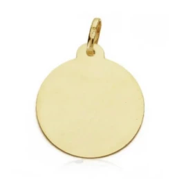 Medalla oro 18k San Cristóbal 22mm. [AA0573]