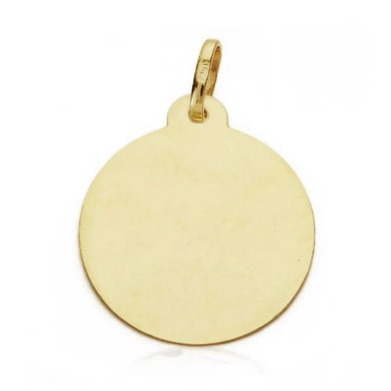 Medalla oro 18k San Cristóbal 22mm. [AA0573]