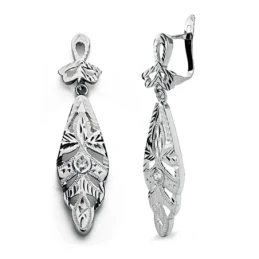 Pendientes oro 9k cigarrón 38mm. [AA0686]