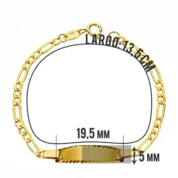 Esclava pulsera oro 9k bebé cartier 3x1 hueca 13cm. [7199]