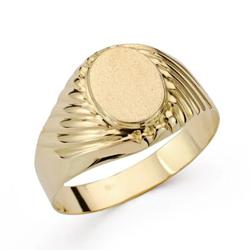 Sello oro 18k caballero tallado [AA0411]