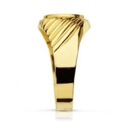 Sello oro 18k caballero tallado [AA0411]