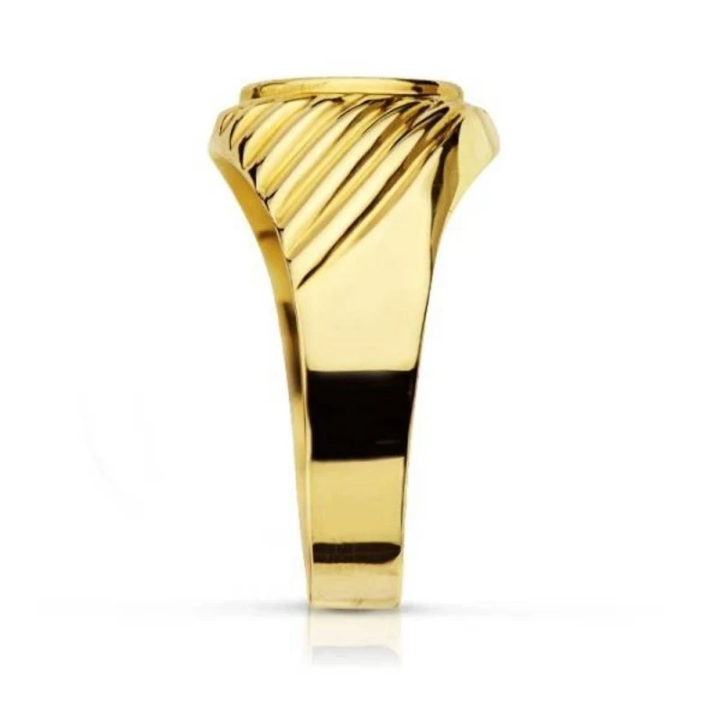 Sello oro 18k caballero tallado [AA0411]