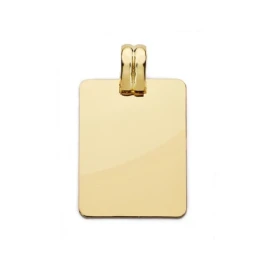 Colgante chapa oro 18k lisa 24mm. [AA0519GR]