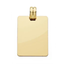 Colgante chapa oro 18k lisa 28mm. [AA0520GR]