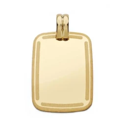 Colgante chapa oro 18k marco 28mm. [AA0537GR]