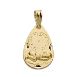 Medalla oro 18k niño reloj 19mm. [AA0576]