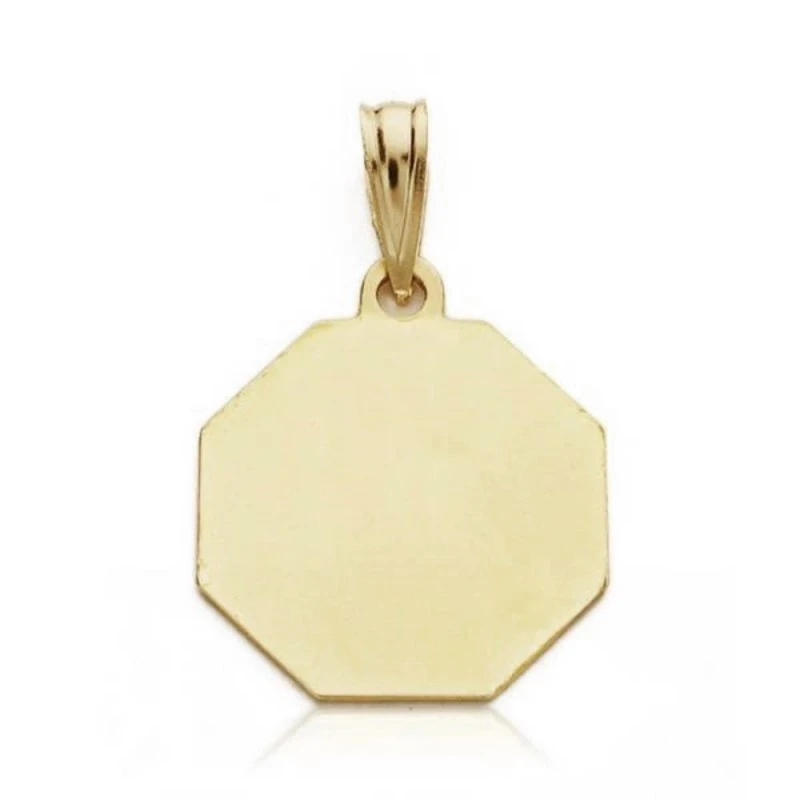 Medalla oro 18k niño reloj 17mm. [AA0580]
