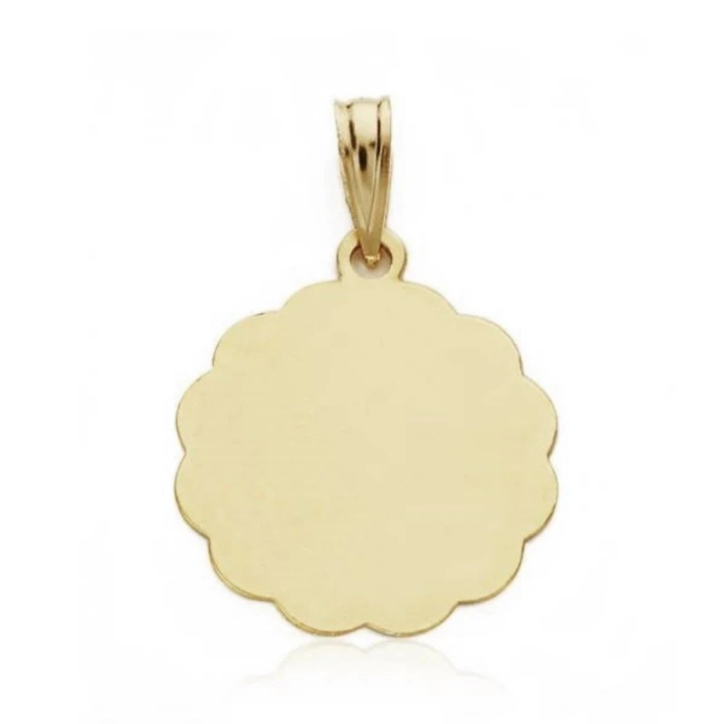 Medalla oro 18k niño reloj 19mm. [AA0582]
