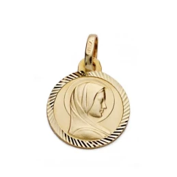 Medalla oro 9k francesa 19mm. [AA0691]