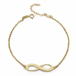 Pulsera oro 18k infinity 20cm. [AA1707]