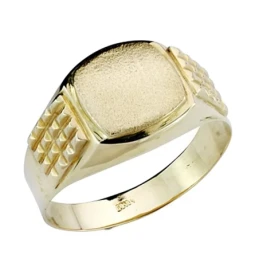 Sello oro 18k caballerotallado hueco [7516]