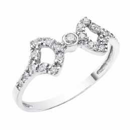 Sortija oro blanco 18k [AA1946]