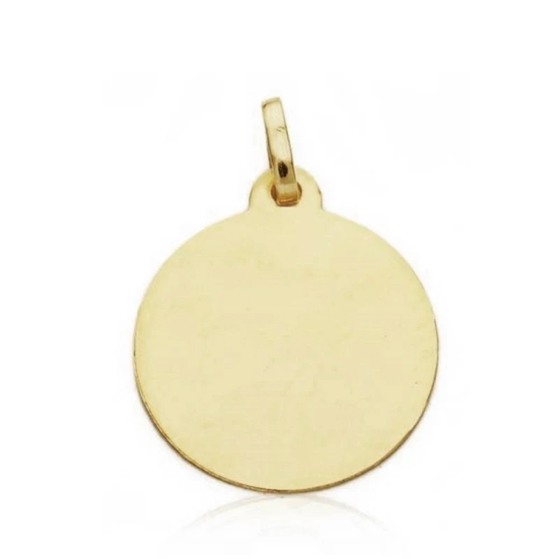 Medalla oro 18k Cristo de la Laguna 18mm. labrado tallado [AA2530GR]