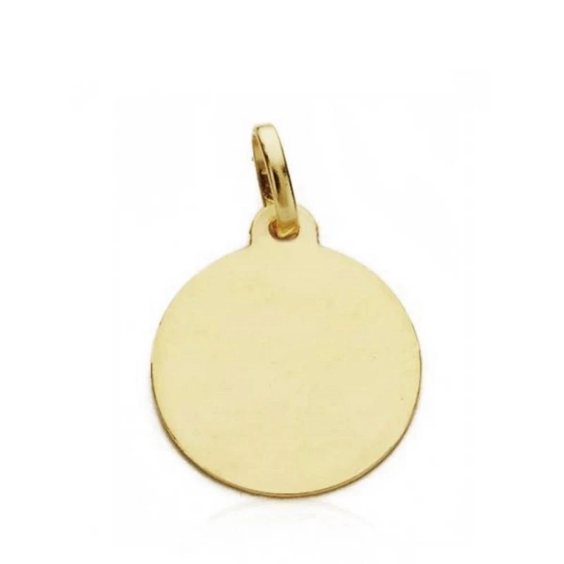 Medalla oro 18k Cristo de la Laguna 16mm. labrado tallado [AA2551]