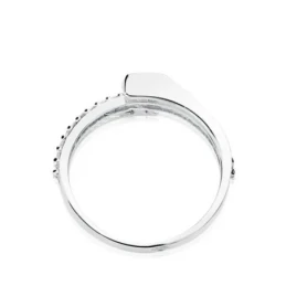 Solitario oro blanco 18k circonita 6mm. [AA2230]