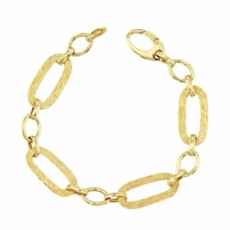 Pulsera oro 18k eslabones 19.5cm. [AA2319]