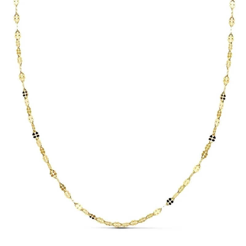 Cadena oro 18k diamantada 40cm.  [AA2420]