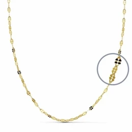 Cadena oro 18k diamantada 40cm.  [AA2420]