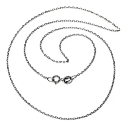 Cadena oro blanco 18k forzada 40cm. [AA2422]