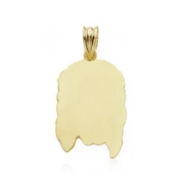 Cabeza rostro Cristo oro 18k 26mm. [AA2453]