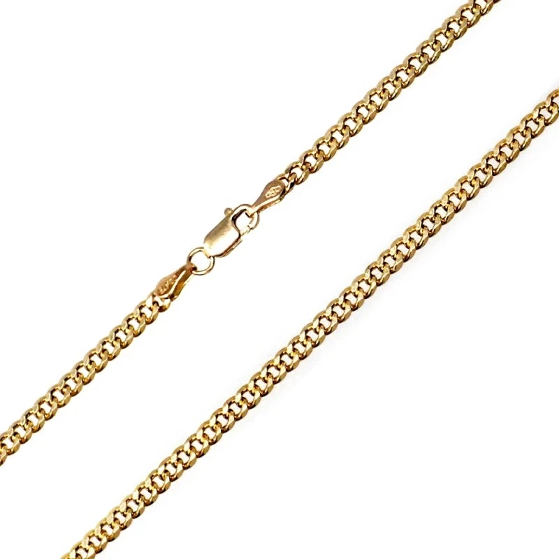 Cadena oro 18k barbada 50cm. [AA2541]