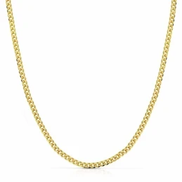 Cadena oro 18k barbada 60cm. [AA2542]