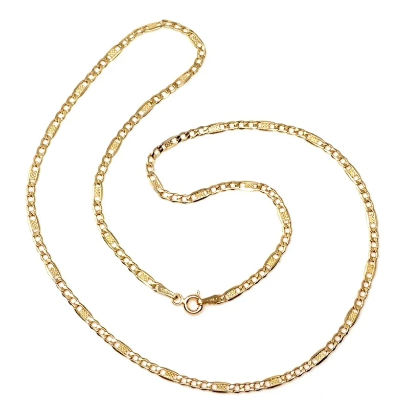 Cadena oro 18k hueca 45cm. [AA2589]