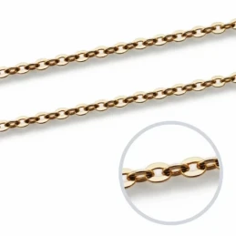 Cadena oro 18k forzada 40cm. [AA2684]