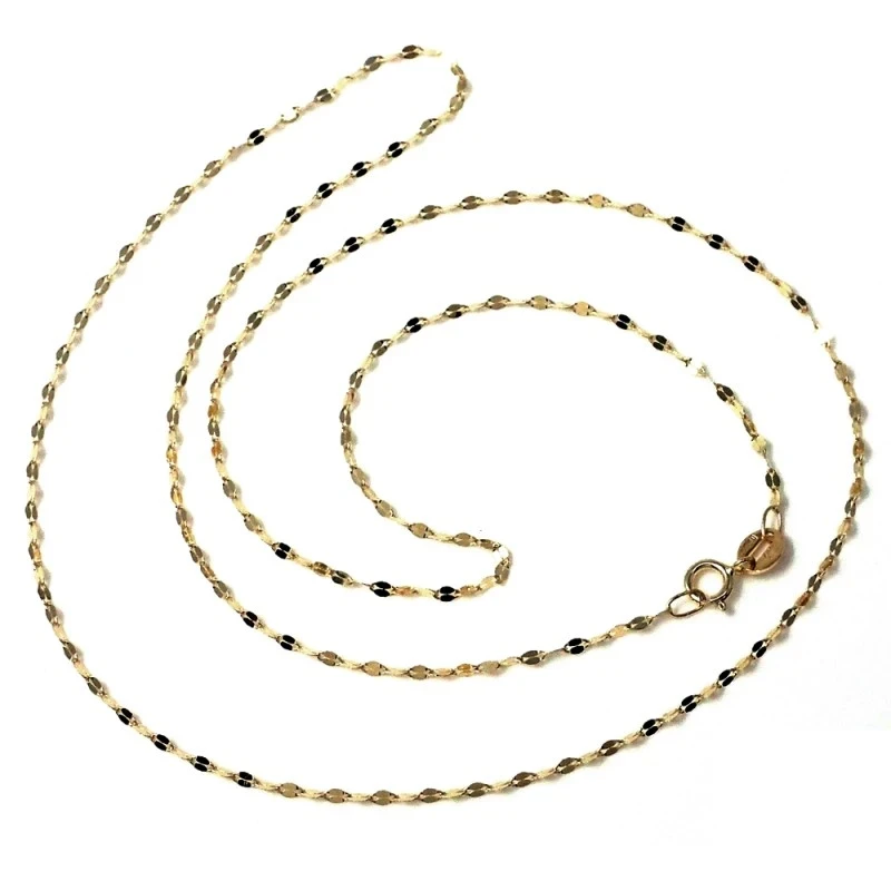 Cadena oro 18k diamantada 45cm. [AA2686]