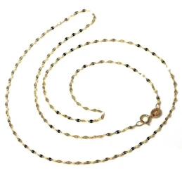 Cadena oro 18k diamantada 50cm. [AA2687]