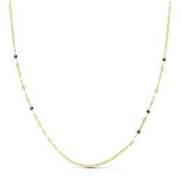 Cadena oro 18k diamantada 50cm. [AA2687]