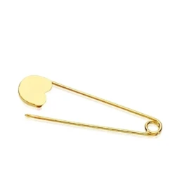 Imperdible oro 18k liso [AA1982]