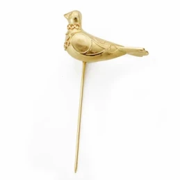 Alfiler oro 18k paloma Melilla [AA1994]
