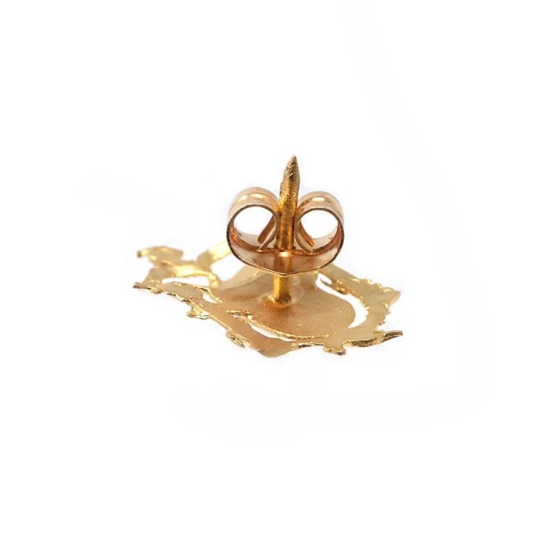 Pin solapa oro 18k escudo Melilla 20mm.  [AA1999]