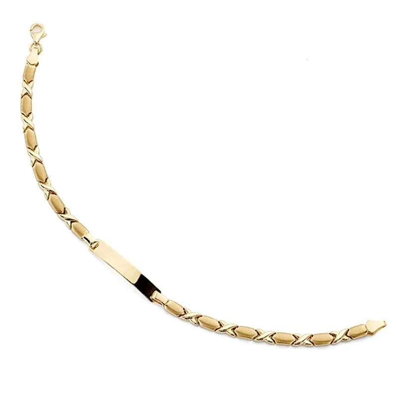Esclava oro 18k bicolor 19cm. [AA2405]