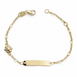Esclava oro 18k bebé  sol 14cm. [AA2610GR]