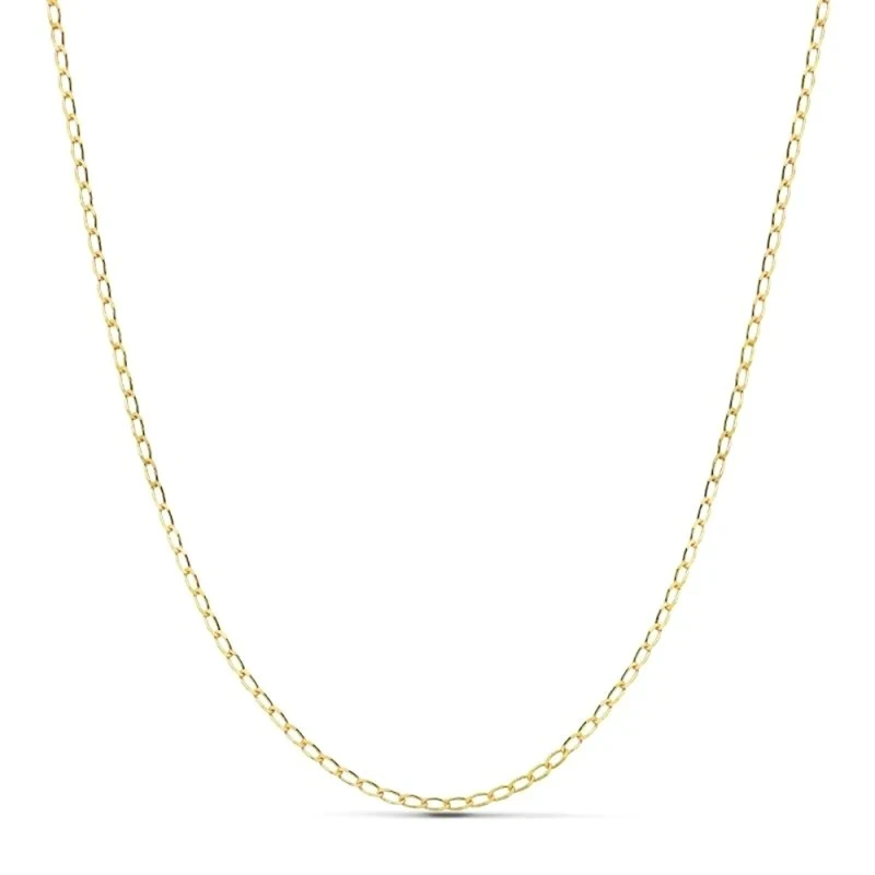 Cadena oro 18k bilbao 40cm. 0.9mm. [AA7222]