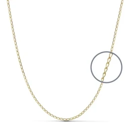 Cadena oro 18k bilbao 40cm. 0.9mm. [AA7222]