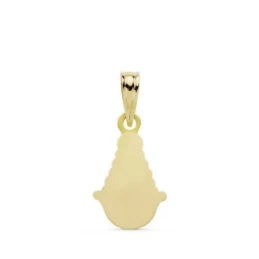 Colgante oro 18k Virgen Rocío 16mm. [AA7226]