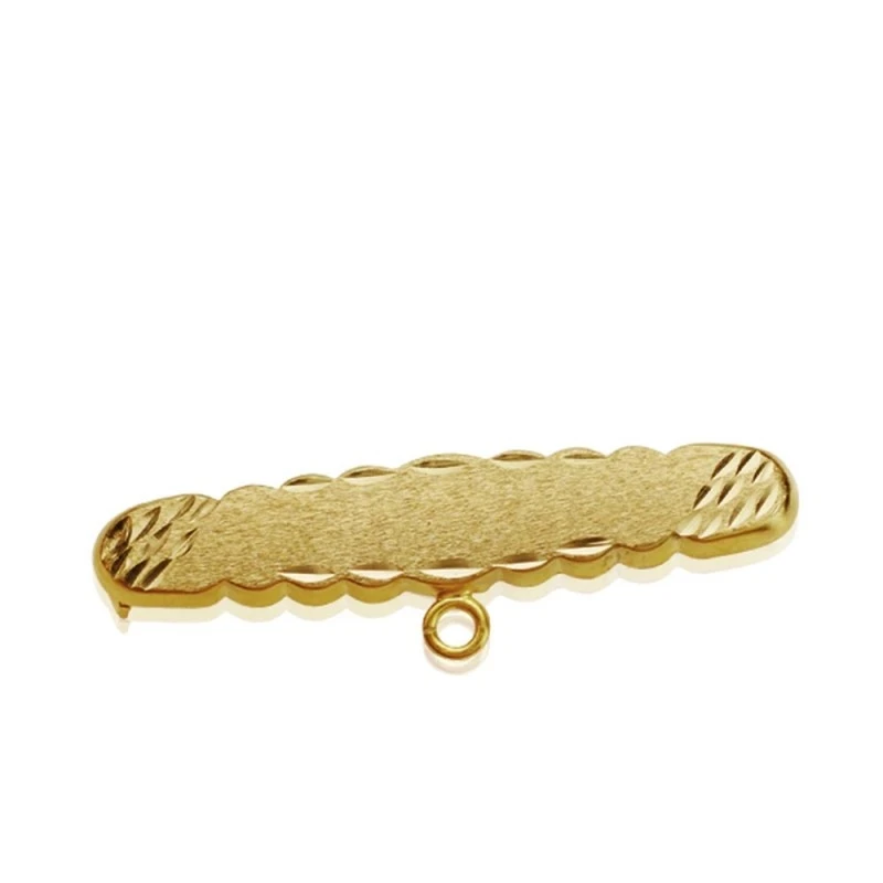 Alfiler oro 18k 30mm. tallado bebé grabación incluida [AA7246GR]