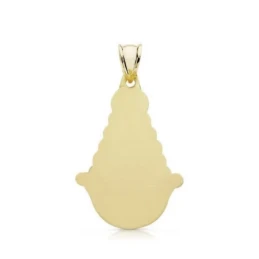 Colgante oro 18k Virgen Rocío 31mm. [AA7383]