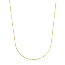 Cadena Oro 18k unisex 40 cm. maciza forzada 1.2 mm. reasa
