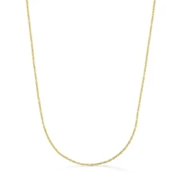 Cadena Oro 18k unisex 45 cm. maciza rolo 1.2 mm.