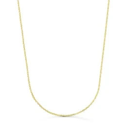 Cadena Oro 18k unisex 50 cm. maciza rolo 1.2 mm. reasa